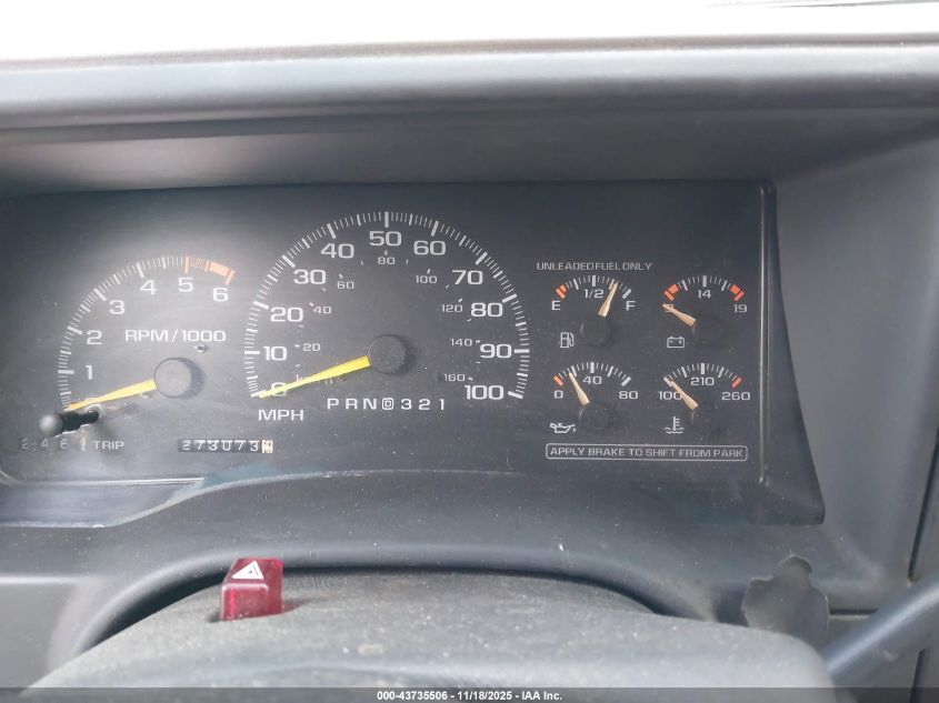 1996 Chevrolet Gmt-400 K1500 VIN: 1GCEK19R6TE159264 Lot: 43735506