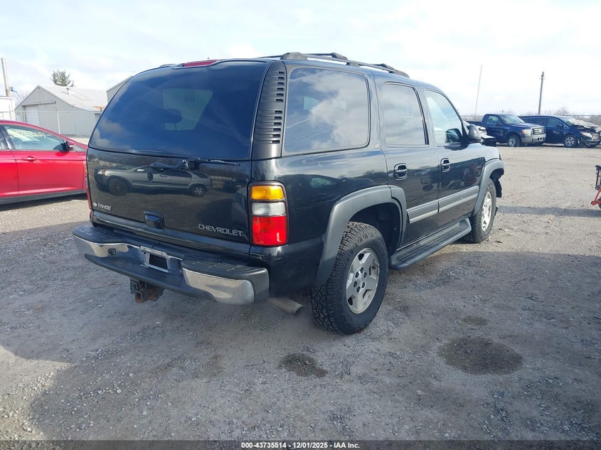 1GNEC13T55J217139 2005 CHEVROLET TAHOE photo no. 4