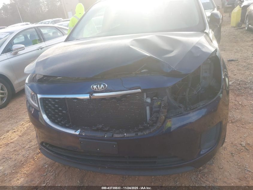 2018 Kia Sedona Lx VIN: KNDMB5C18J6364548 Lot: 43735533