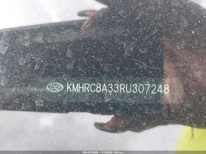 2024 Hyundai Venue Sel VIN: KMHRC8A33RU307248 Lot: 43735580