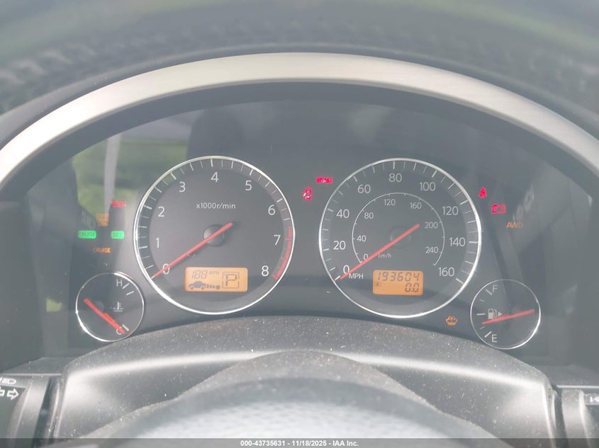 2004 Infiniti Fx45 VIN: JNRBS08W94X404102 Lot: 43735631