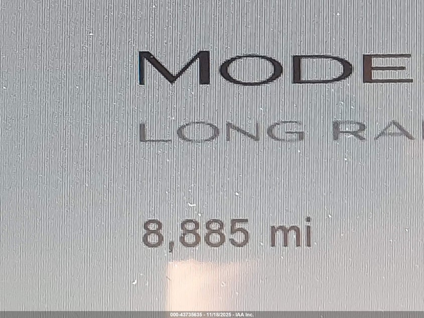 2026 Tesla Model Y Long Range Dual Motor All-Wheel Drive VIN: 7SAYGDED2TF385362 Lot: 43735635
