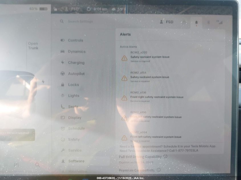 2026 Tesla Model Y Long Range Dual Motor All-Wheel Drive VIN: 7SAYGDED2TF385362 Lot: 43735635