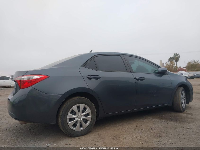 2015 Toyota Corolla L VIN: 2T1BURHE0FC237538 Lot: 43735636
