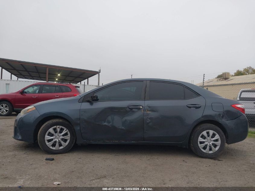 2015 Toyota Corolla L VIN: 2T1BURHE0FC237538 Lot: 43735636