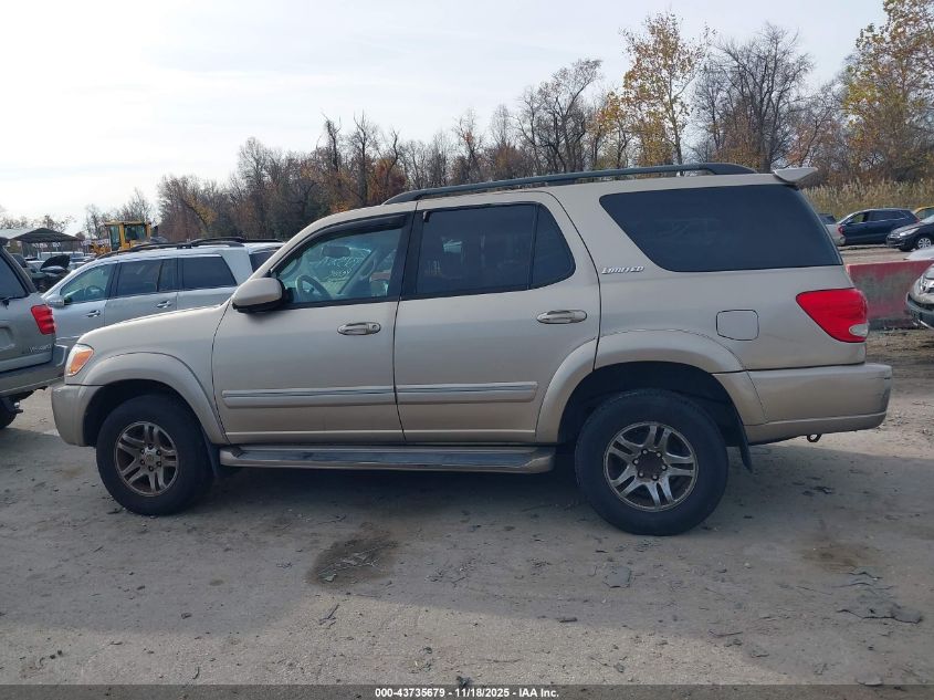 2006 Toyota Sequoia Limited V8 VIN: 5TDBT48A56S272327 Lot: 43735679