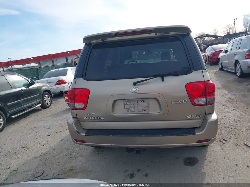 2006 Toyota Sequoia Limited V8 VIN: 5TDBT48A56S272327 Lot: 43735679