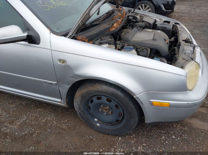 2003 Volkswagen Golf Gls 2.0L VIN: 9BWGK61J434071868 Lot: 43735686