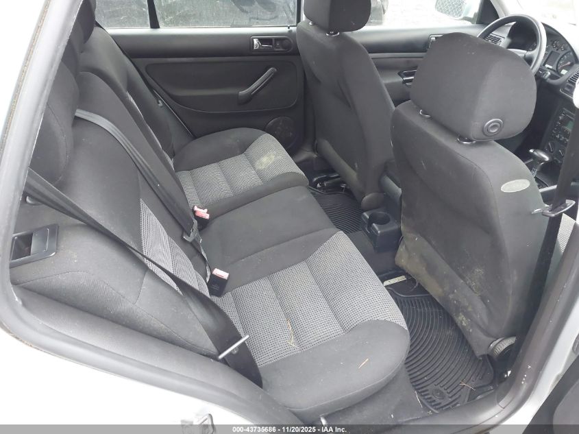 2003 Volkswagen Golf Gls 2.0L VIN: 9BWGK61J434071868 Lot: 43735686