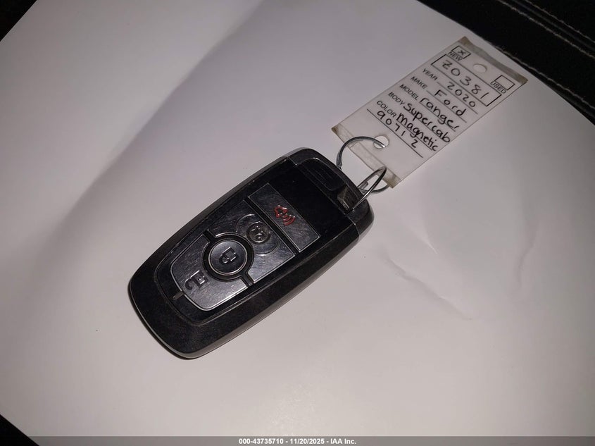 2020 Ford Ranger Lariat VIN: 1FTER1FH8LLA90712 Lot: 43735710