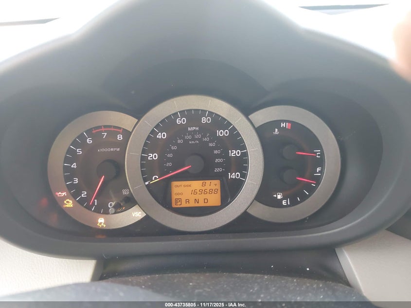 2008 Toyota Rav4 VIN: JTMZD33V285108736 Lot: 43735805