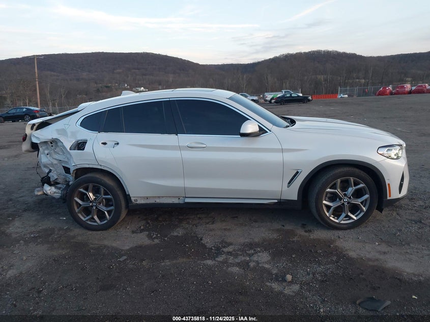 2022 BMW X4 xDrive30I VIN: 5UX33DT01N9K84327 Lot: 43735818