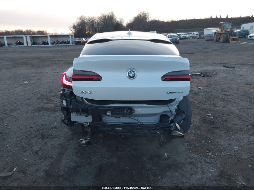 2022 BMW X4 xDrive30I VIN: 5UX33DT01N9K84327 Lot: 43735818