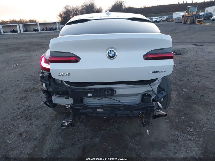 2022 BMW X4 xDrive30I VIN: 5UX33DT01N9K84327 Lot: 43735818