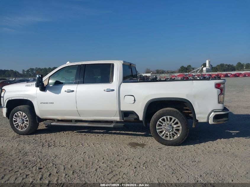 2020 Chevrolet Silverado 2500Hd 4Wd Standard Bed High Country VIN: 1GC4YREY3LF346929 Lot: 43735929