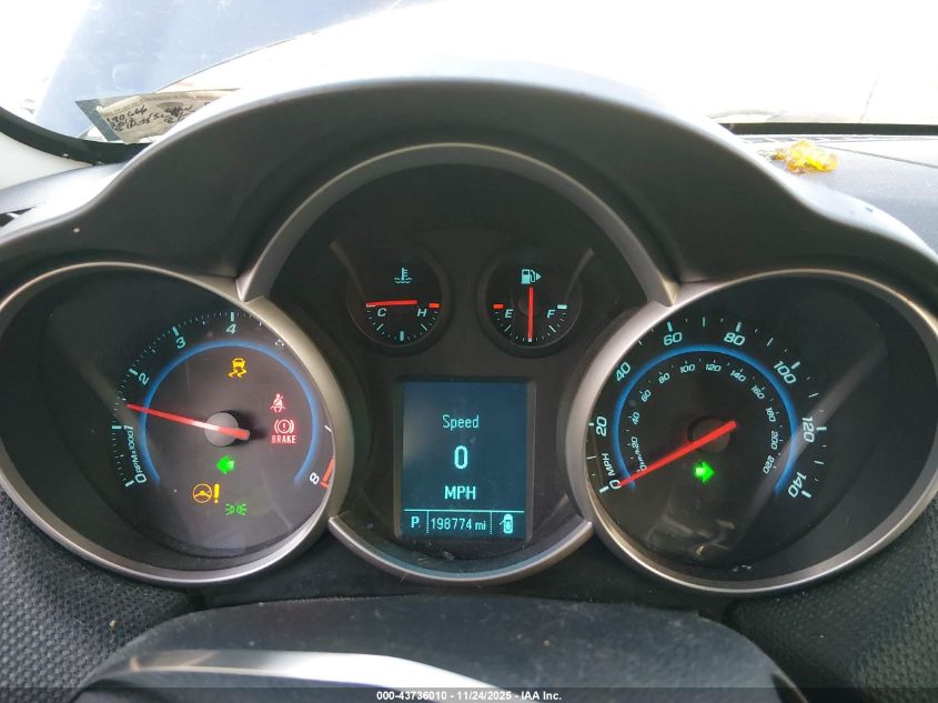 2012 Chevrolet Cruze Eco VIN: 1G1PJ5SC4C7368637 Lot: 43736010