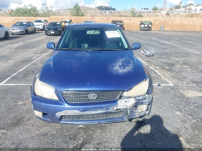 2003 Lexus Is 300 VIN: JTHBD192X30073838 Lot: 43736014