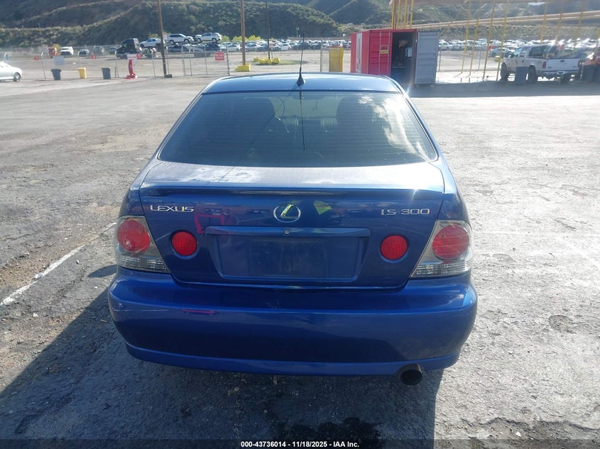2003 Lexus Is 300 VIN: JTHBD192X30073838 Lot: 43736014