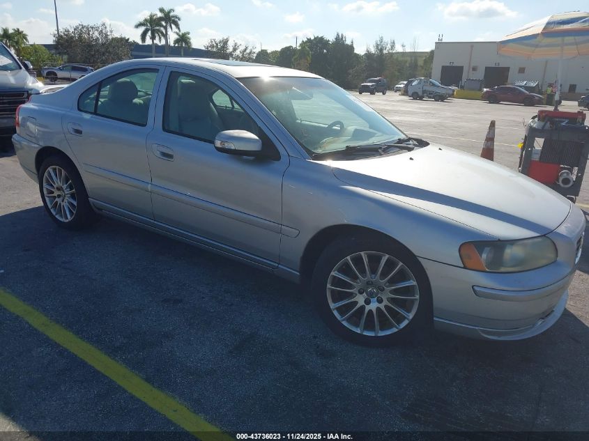 2007 Volvo S60 2.5T VIN: YV1RS592172616298 Lot: 43736023