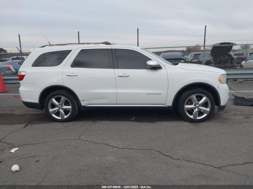 2013 Dodge Durango Citadel VIN: 1C4RDJEG8DC629419 Lot: 43736049