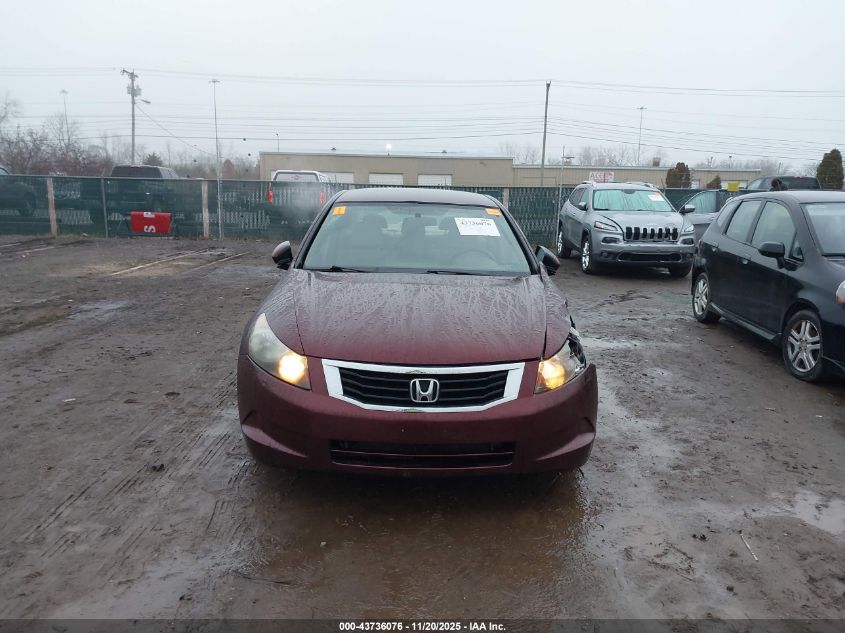 2009 Honda Accord 2.4 Lx VIN: JHMCP26359C017621 Lot: 43736076