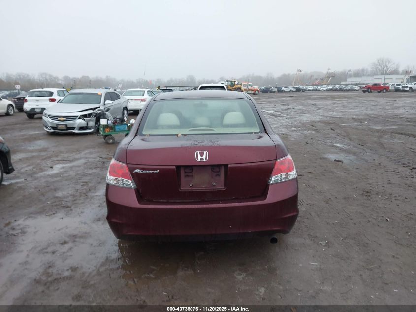 2009 Honda Accord 2.4 Lx VIN: JHMCP26359C017621 Lot: 43736076