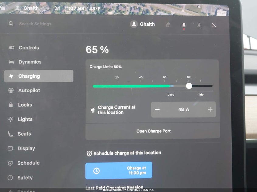2020 Tesla Model 3 Long Range Dual Motor All-Wheel Drive VIN: 5YJ3E1EB8LF616422 Lot: 43736093