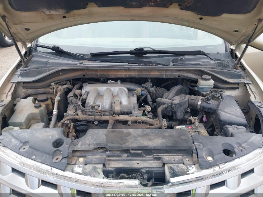 2005 Nissan Murano Sl VIN: JN8AZ08T35W330846 Lot: 43736100