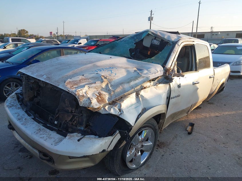 2009 Dodge Ram 1500 Laramie VIN: 1D3HB13T19S735555 Lot: 43736104