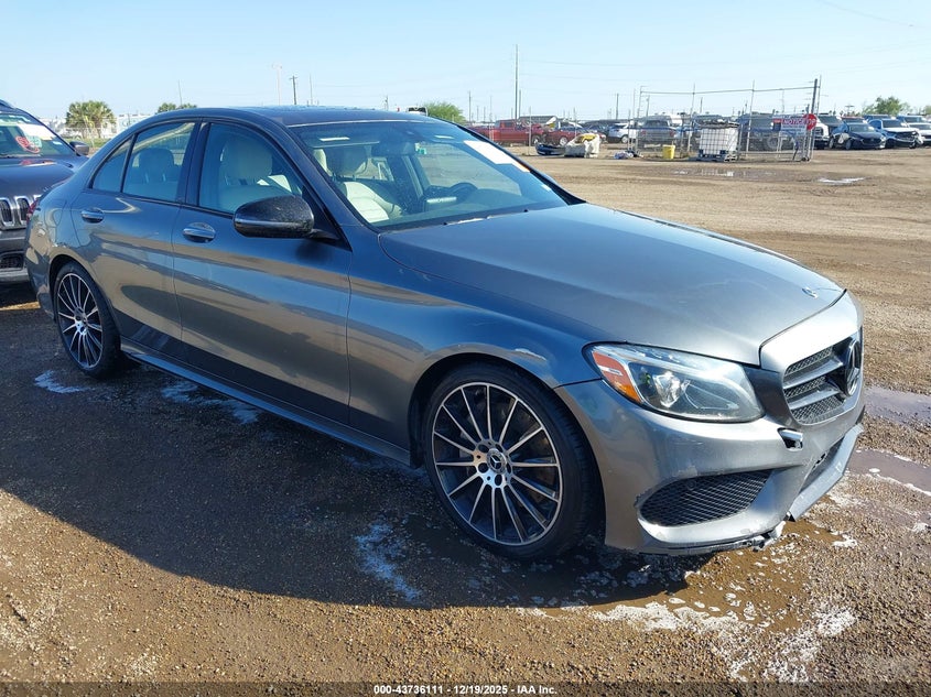 55SWF4JB4JU248589 2018 Mercedes-Benz C 300 auction photo 1