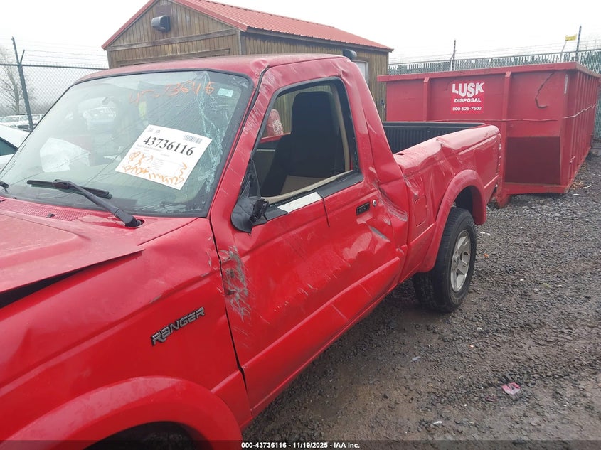 2005 Ford Ranger Edge/Stx/Xl/Xls/Xlt VIN: 1FTYR10U05PB02737 Lot: 43736116