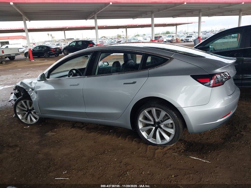 2018 Tesla Model 3 Long Range/Mid Range VIN: 5YJ3E1EA1JF037454 Lot: 43736155