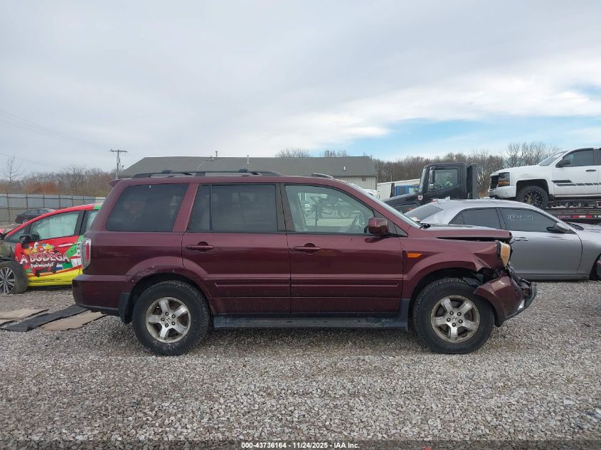2008 Honda Pilot Ex-L VIN: 5FNYF18558B054656 Lot: 43736164