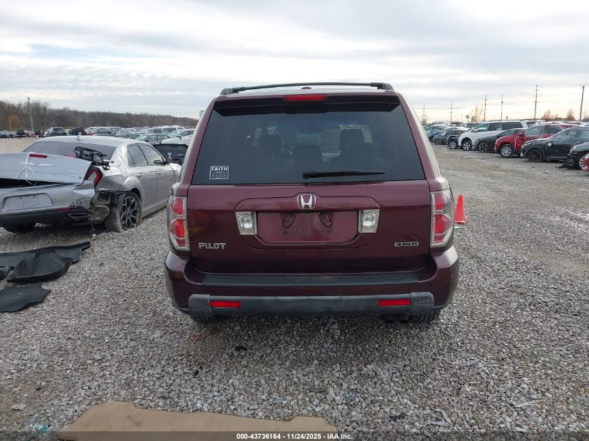 2008 Honda Pilot Ex-L VIN: 5FNYF18558B054656 Lot: 43736164