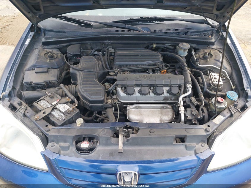 2003 Honda Civic Ex VIN: 2HGES26773H606705 Lot: 43736226