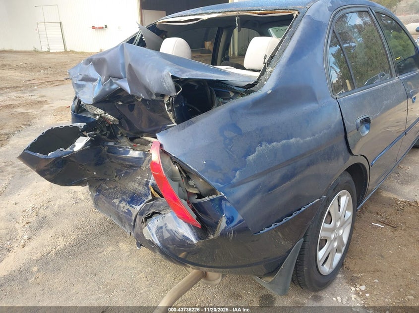 2003 Honda Civic Ex VIN: 2HGES26773H606705 Lot: 43736226