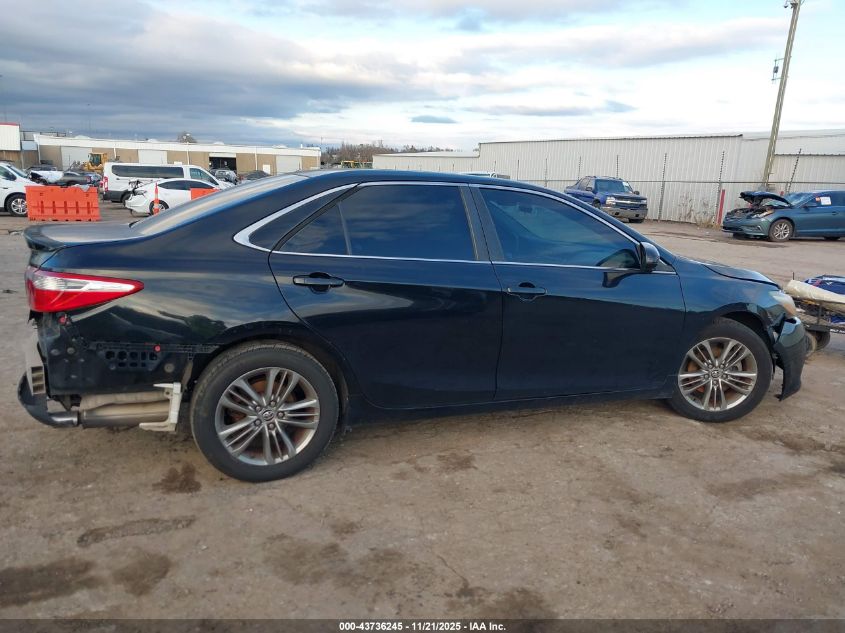 2015 Toyota Camry Se VIN: 4T1BF1FK4FU043517 Lot: 43736245