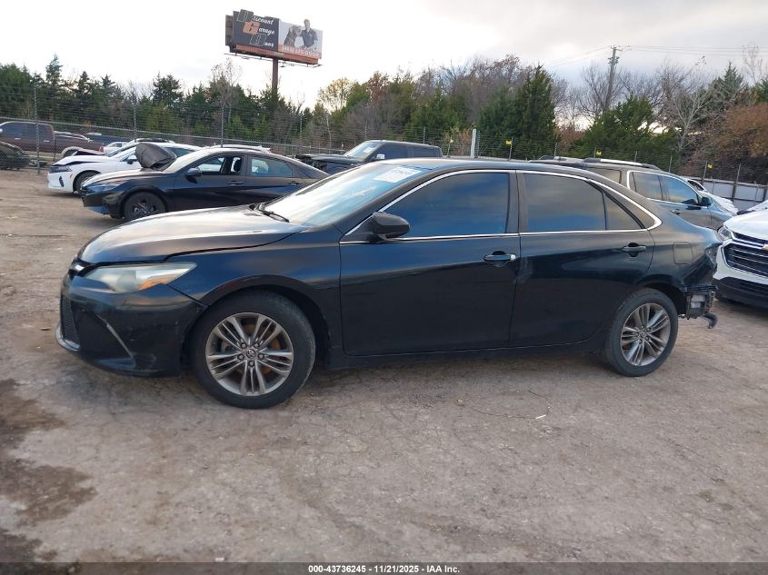 2015 Toyota Camry Se VIN: 4T1BF1FK4FU043517 Lot: 43736245