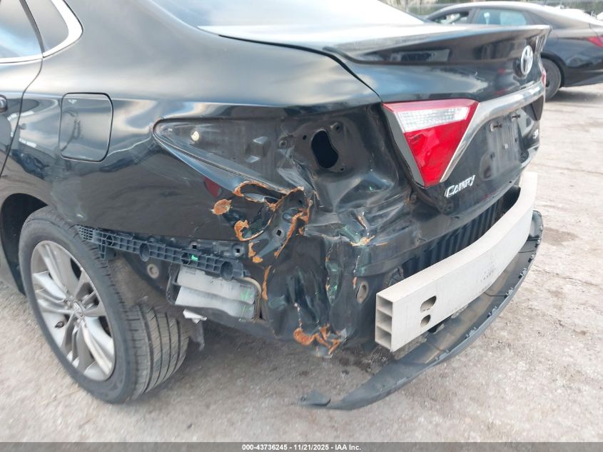 2015 Toyota Camry Se VIN: 4T1BF1FK4FU043517 Lot: 43736245