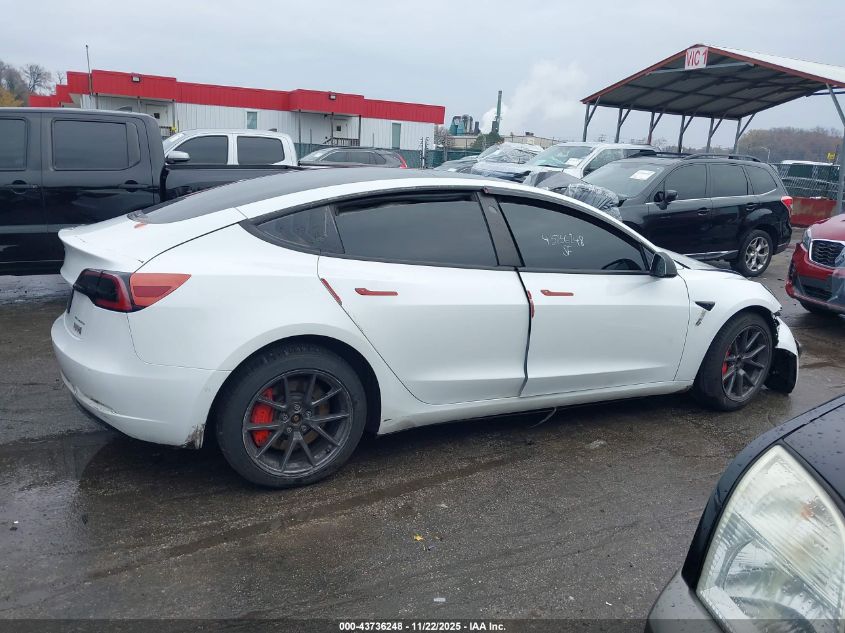 2021 Tesla Model 3 Long Range Dual Motor All-Wheel Drive VIN: 5YJ3E1EB2MF981504 Lot: 43736248