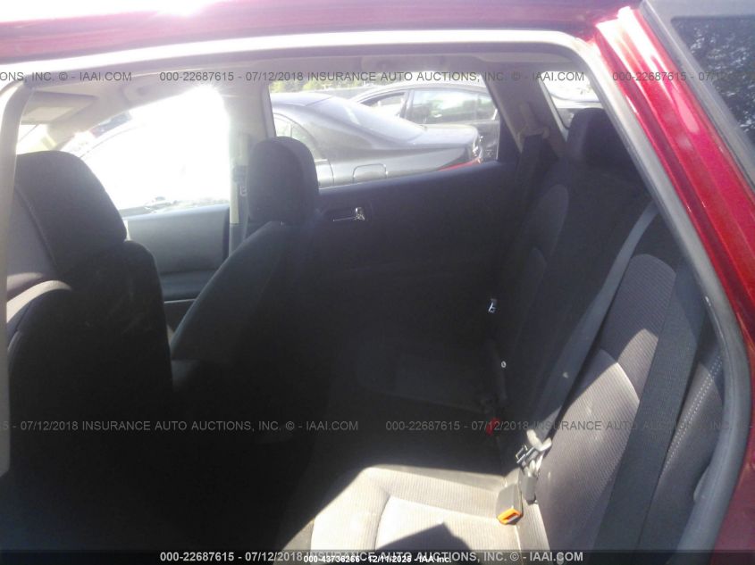 2008 Nissan Rogue Sl VIN: JN8AS58V38W116396 Lot: 43736266