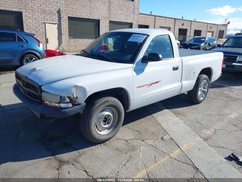 1B7FL26X8WS515505 1998 DODGE DAKOTA photo no. 2