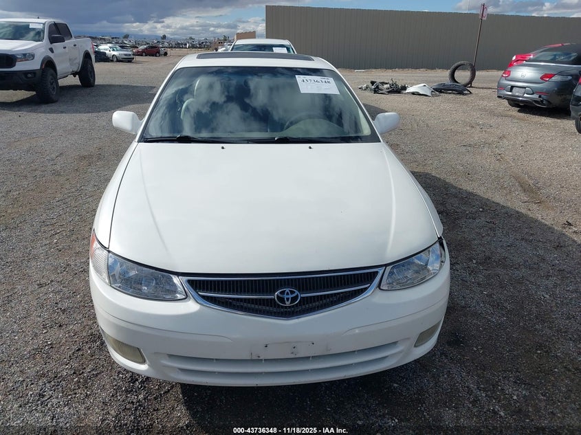 2000 Toyota Camry Solara Sle V6 VIN: 2T1CF28P9YC337311 Lot: 43736348