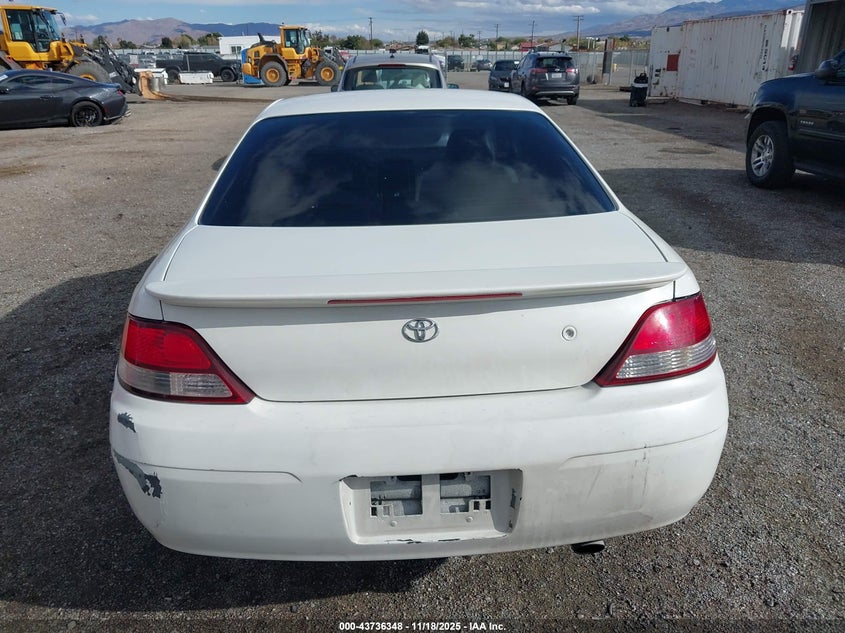 2000 Toyota Camry Solara Sle V6 VIN: 2T1CF28P9YC337311 Lot: 43736348
