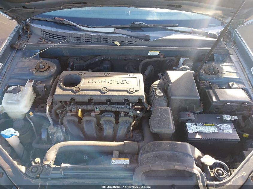 2009 Hyundai Sonata Gls VIN: 5NPET46C29H567798 Lot: 43736363