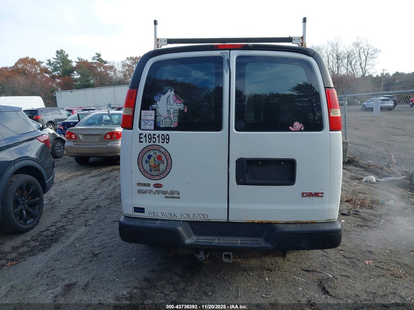 2011 GMC Savana 3500 Work Van VIN: 1GTZ7UCG5B1147544 Lot: 43736392