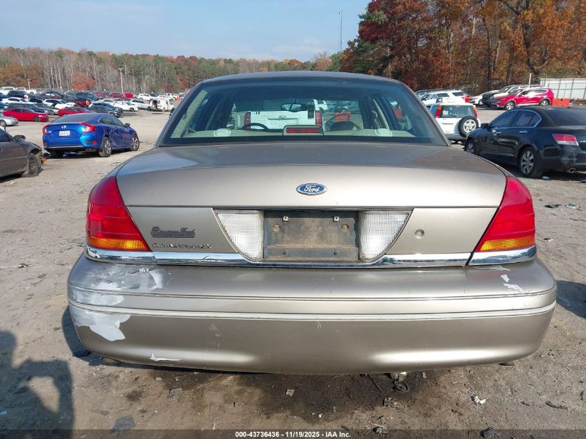 2001 Ford Crown Victoria Lx VIN: 2FAFP74W81X133725 Lot: 43736436