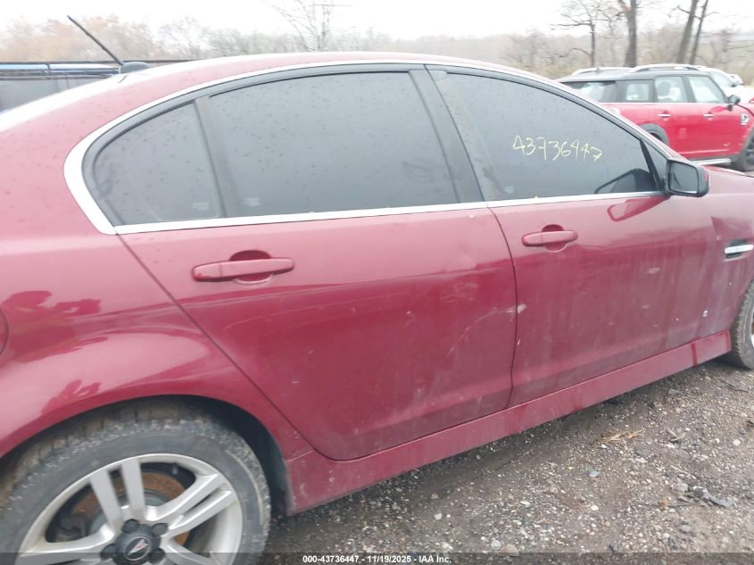 2009 Pontiac G8 VIN: 6G2ER57759L180820 Lot: 43736447