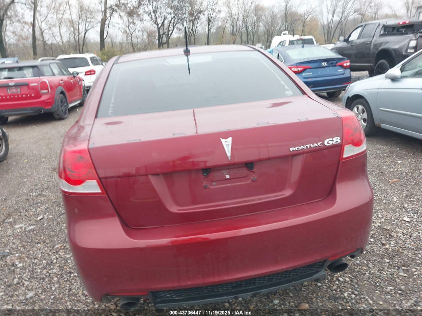 2009 Pontiac G8 VIN: 6G2ER57759L180820 Lot: 43736447