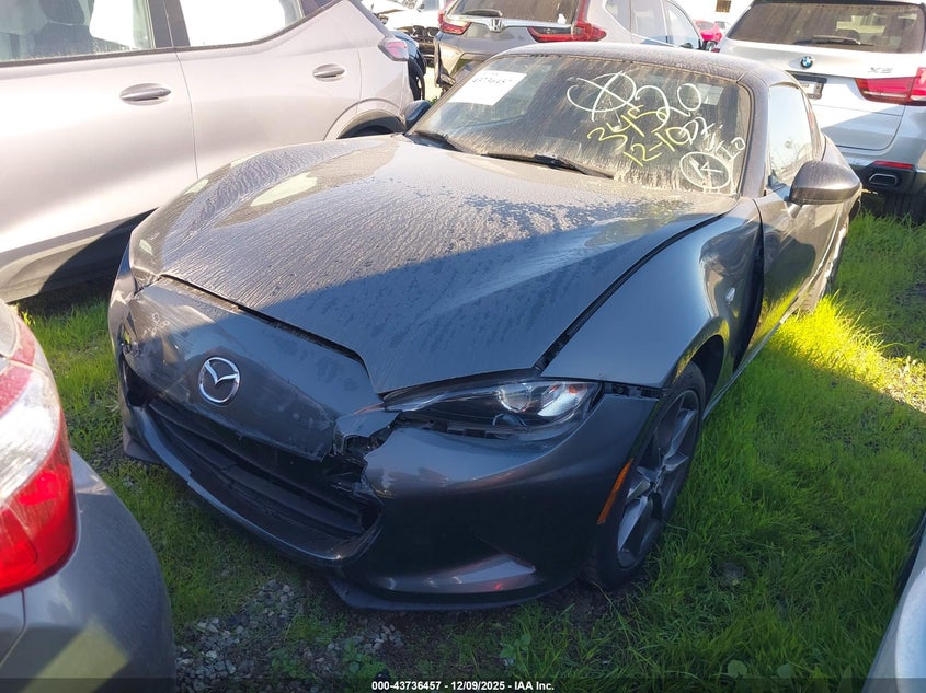 Vin: jm1ndam71k0300446, lot: 44231817, mazda mx-5 miata rf grand touring 20192